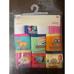 Girls SO 10-Pack Multicolor Briefs Size 14
